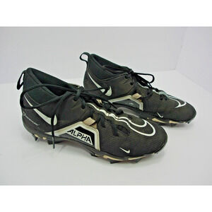 Nike Fast Flex Alpha Agility Men's Cleats Black White Size 9.5 Rugged Sports
